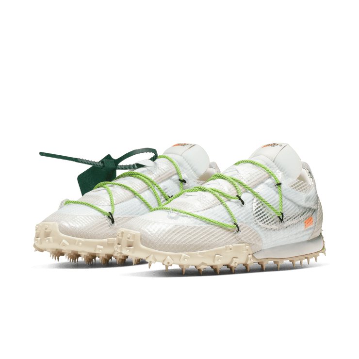 Nike Waffle Racer Off-White White (W) Angle 2