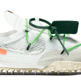 Nike Waffle Racer Off-White White (W) Angle 8
