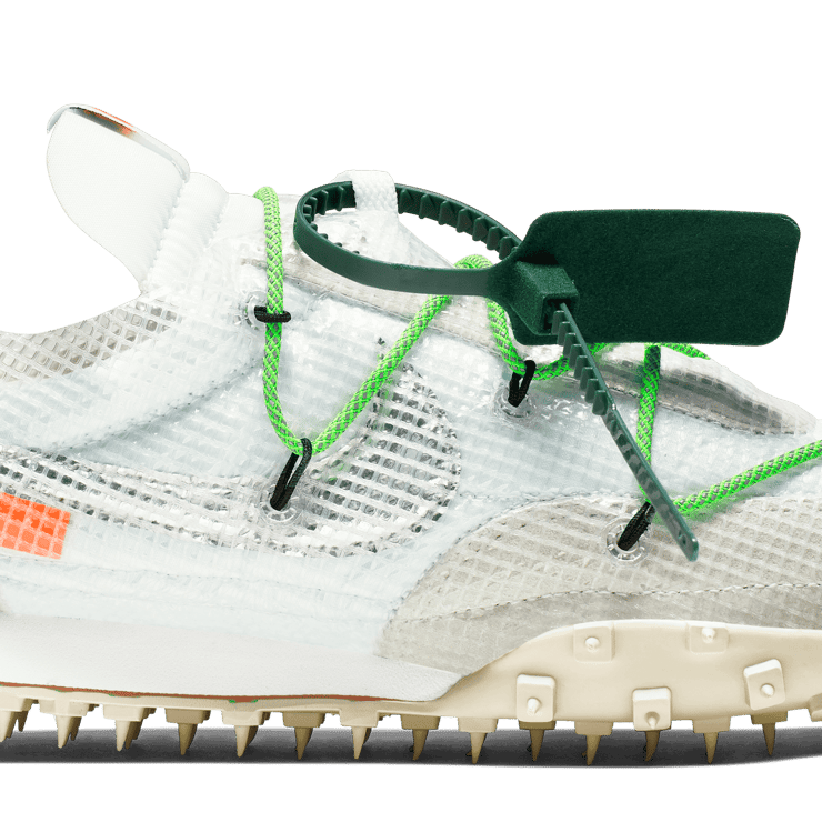 Nike Waffle Racer Off-White White (W) Angle 8