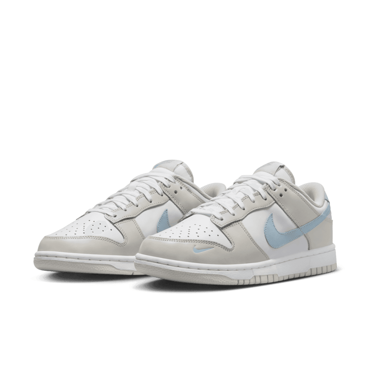 Nike Dunk Low Light Bone Light Armory Blue (W) Angle 3