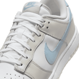Nike Dunk Low Light Bone Light Armory Blue (W) Angle 5