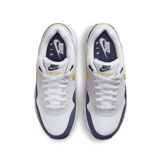 Nike Air Max 1 White Yellow Blue (GS) Angle 1