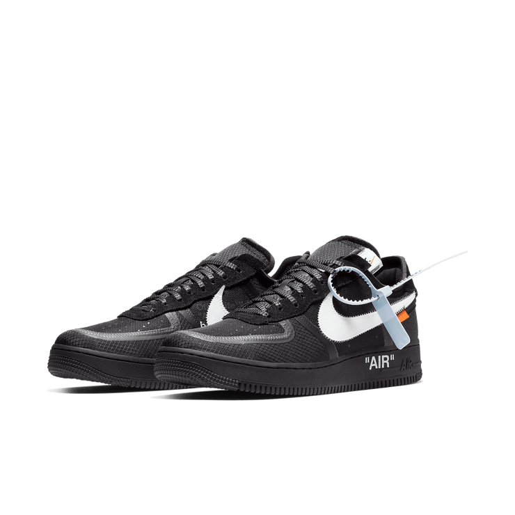 Nike Air Force 1 Low Off-White Black White Angle 2