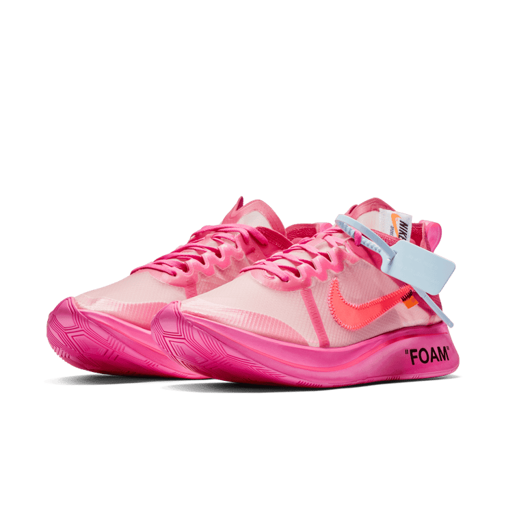Nike Zoom Fly Off-White Pink Angle 2