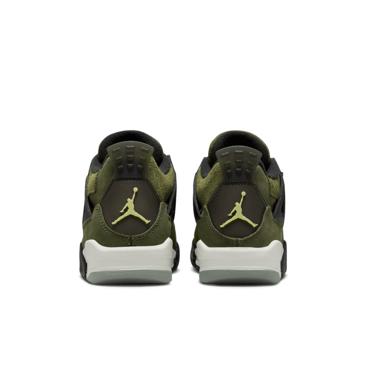 Air Jordan 4 Retro SE Craft Olive (GS) Angle 3