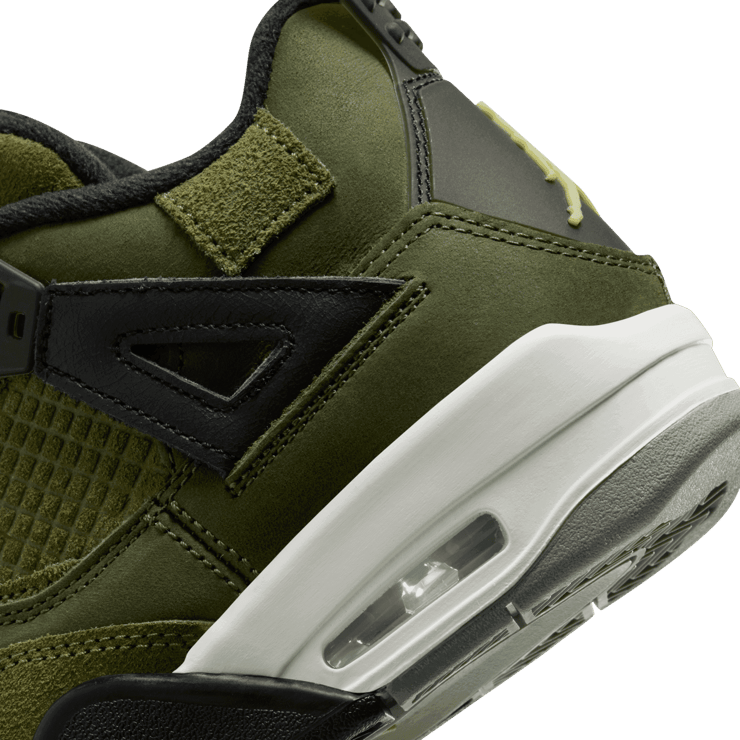 Air Jordan 4 Retro SE Craft Olive (GS) Angle 5