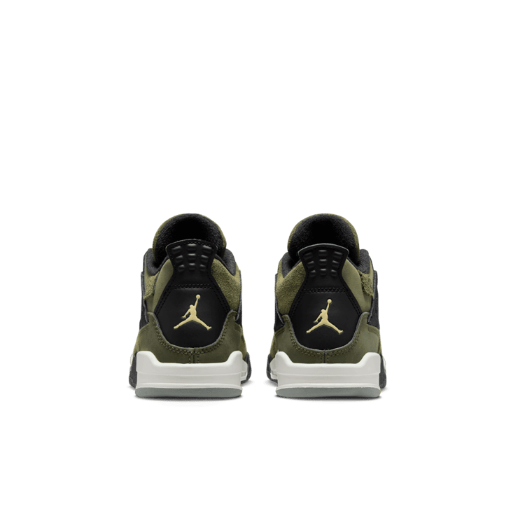 Air Jordan 4 Retro SE Craft Olive (PS) Angle 3