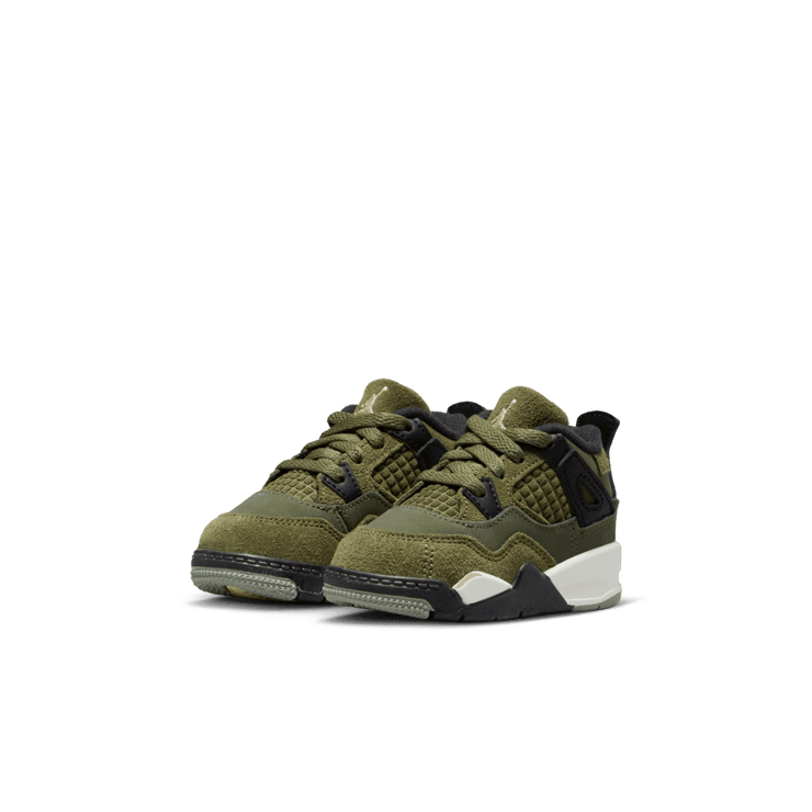 Air Jordan 4 Retro SE Craft Olive (TD) Angle 2