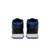 Air Jordan 1 Mid Black Royal Blue (GS) Angle 3