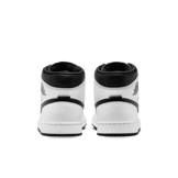 Air Jordan 1 Mid White Black Angle 3