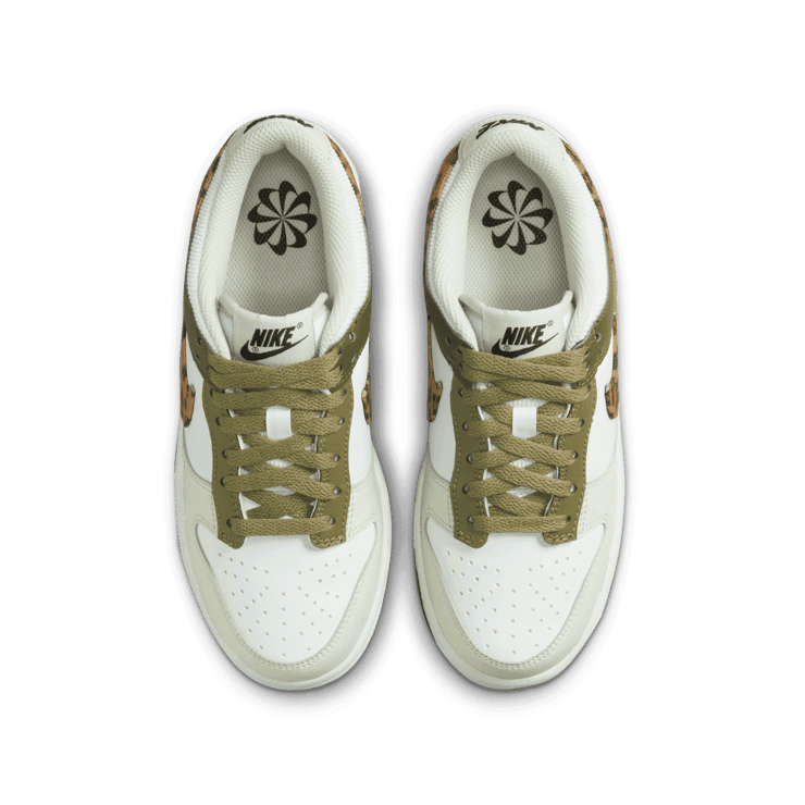 Nike Dunk Low Olive Leopard (GS) Angle 1