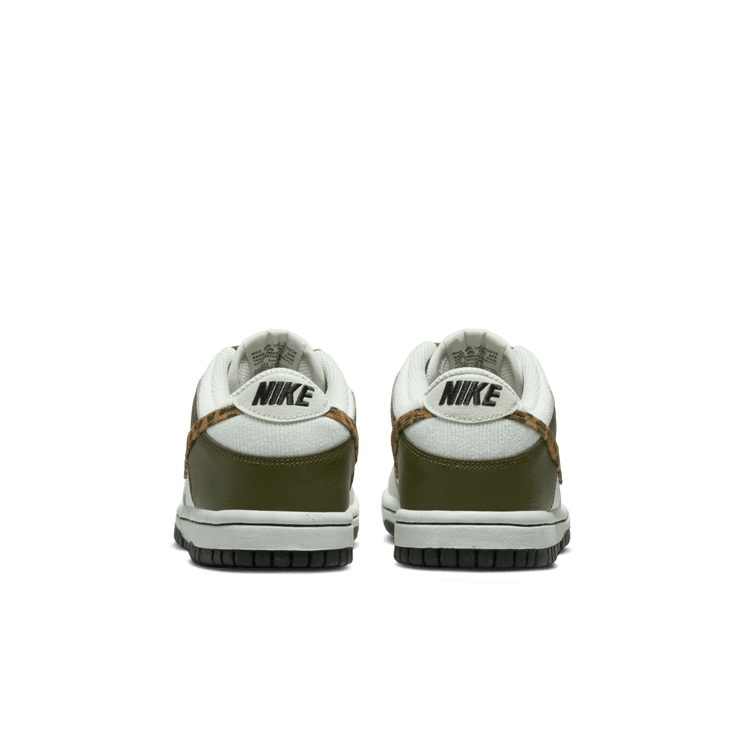 Nike Dunk Low Olive Leopard (GS) Angle 3