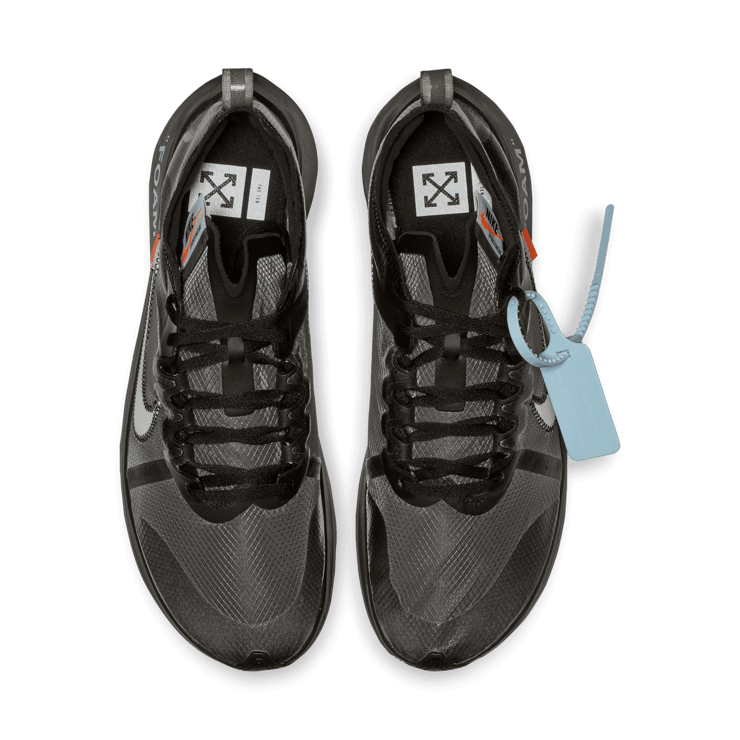 Nike Zoom Fly Off-White Black Silver Angle 1