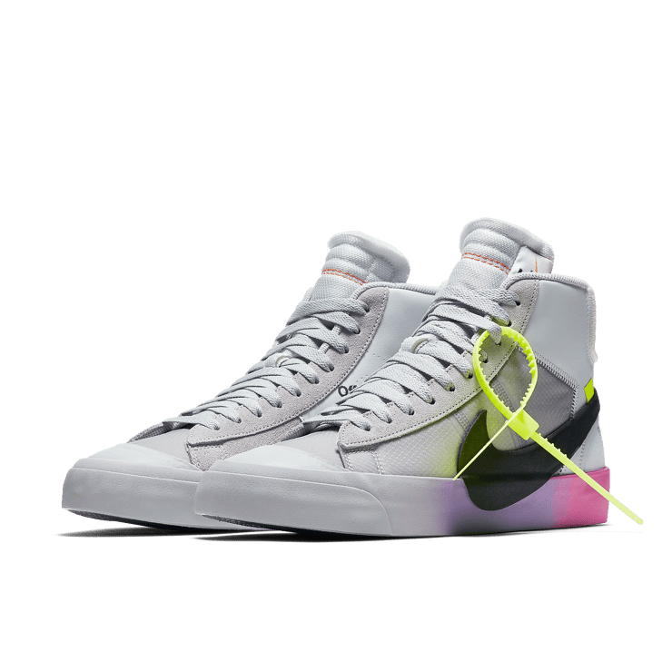 Nike Blazer Mid Off-White Wolf Grey Serena Queen AA3832-002