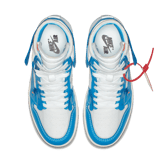 Air Jordan 1 Retro High Off-White University Blue Angle 1