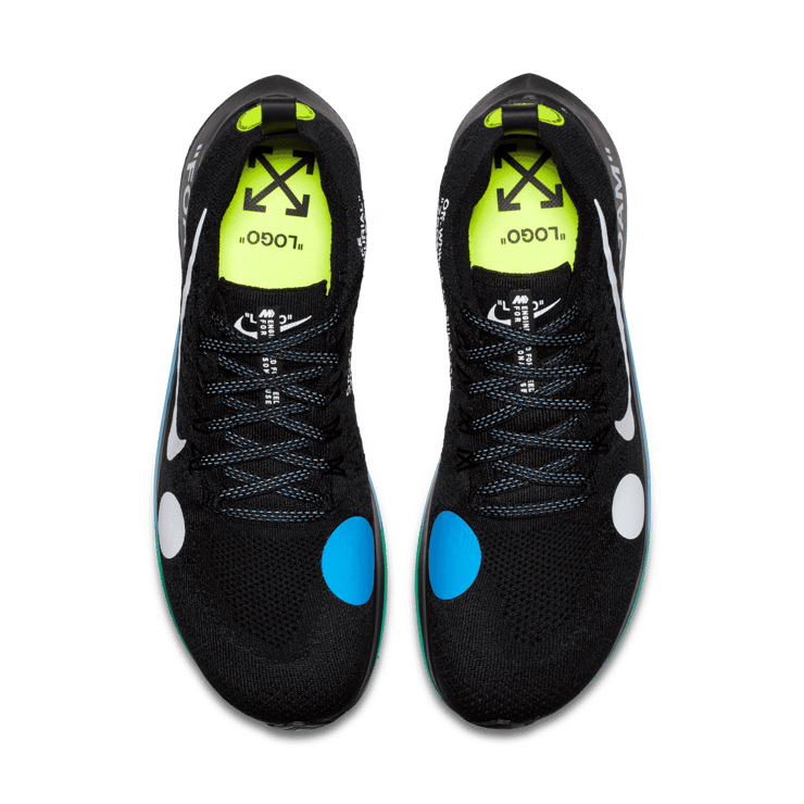 Nike Zoom Fly Mercurial Off-White Black Angle 1