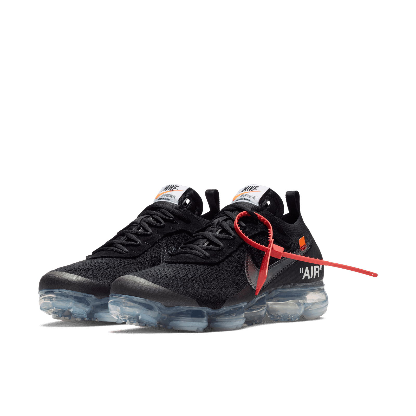 off white vapormax black and white