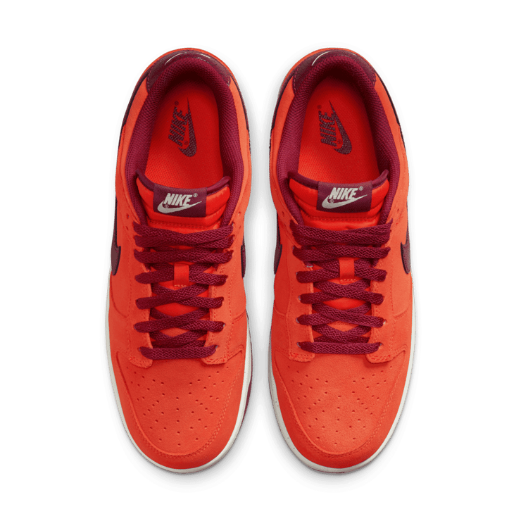 Nike Dunk Low Orange Suede Angle 1