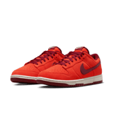 Nike Dunk Low Orange Suede Angle 2