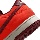 Nike Dunk Low Orange Suede Angle 5