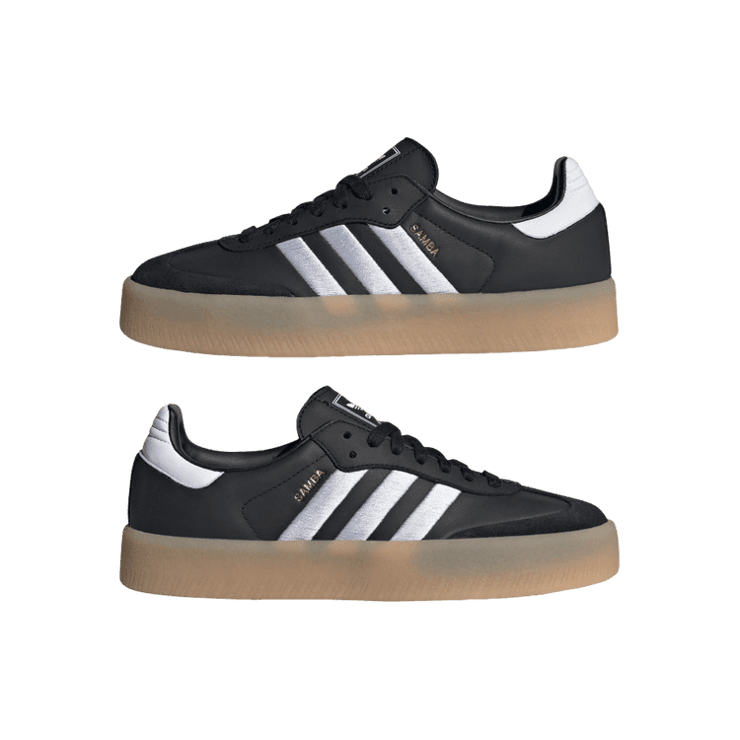 adidas Sambae Black White Gum Angle 5