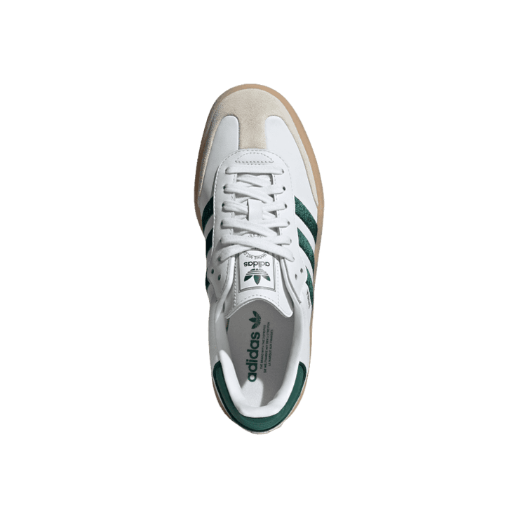 adidas Sambae White Collegiate Green Angle 0