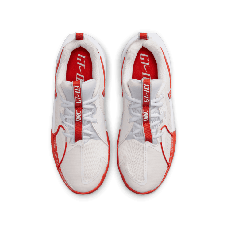 Nike Air Zoom GT Cut 3 Summit White Picante Red (GS) Angle 1