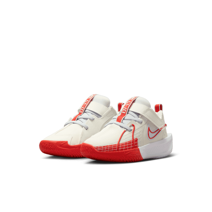 Nike Air Zoom GT Cut 3 Summit White Picante Red (PS) Angle 2