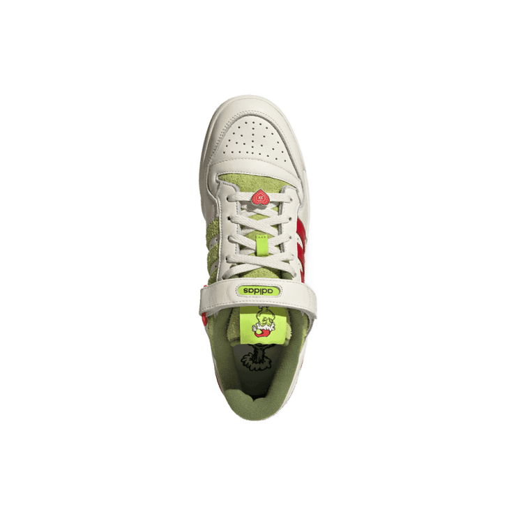 adidas Forum Low The Grinch Cream White (GS) Angle 0