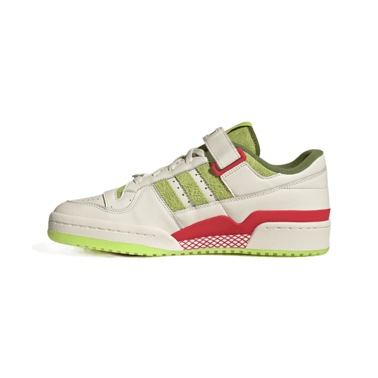 adidas Forum Low The Grinch Cream White (GS) Angle 4