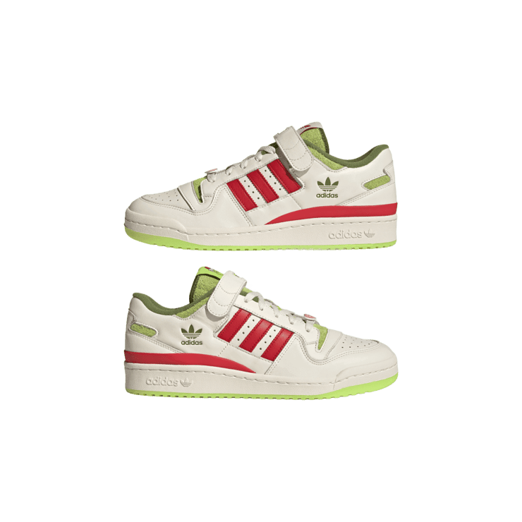adidas Forum Low The Grinch Cream White (GS) Angle 5