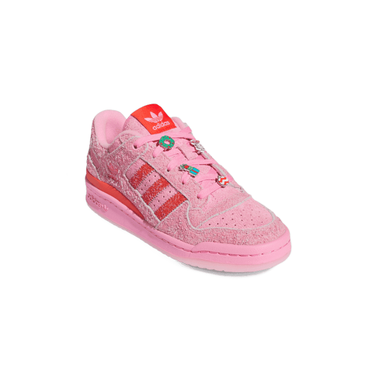 adidas Forum Low The Grinch Cindy Lou Who Bliss Pink (W) Angle 2