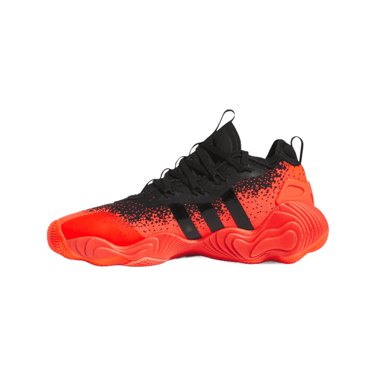 adidas Trae Young 3 Core Black Solar Red Angle 4