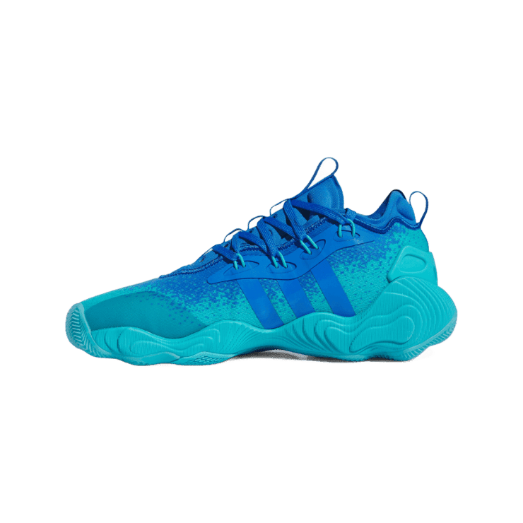adidas Trae Young 3 Lucid Cyan True Blue Angle 4