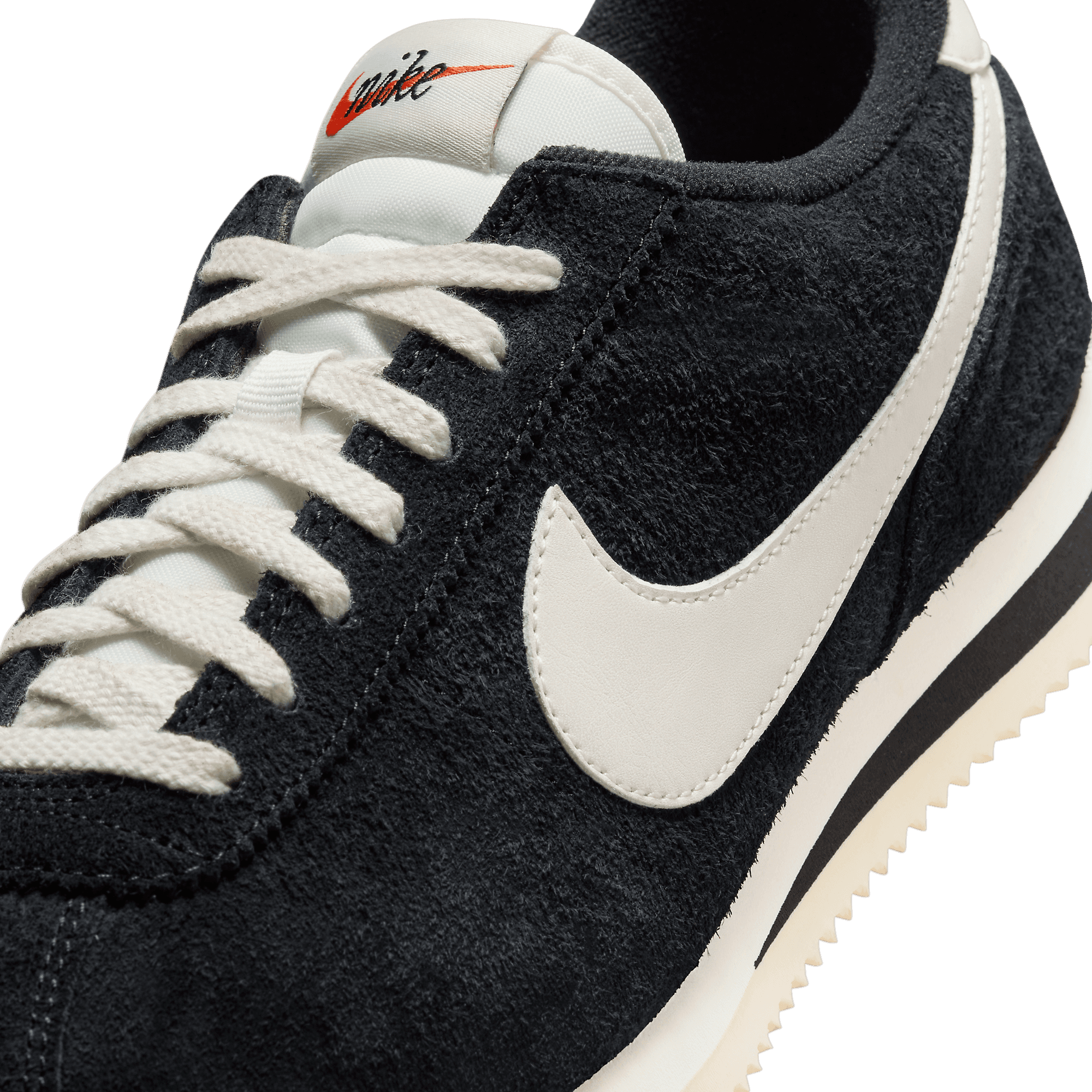 nike cortez suede black