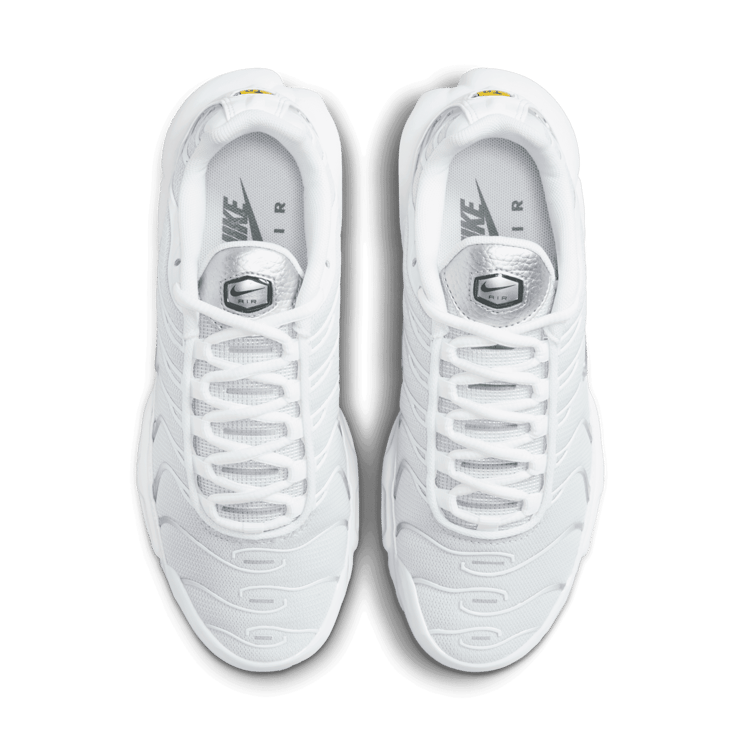 Nike Air Max Plus White Metallic Silver (W) Angle 2