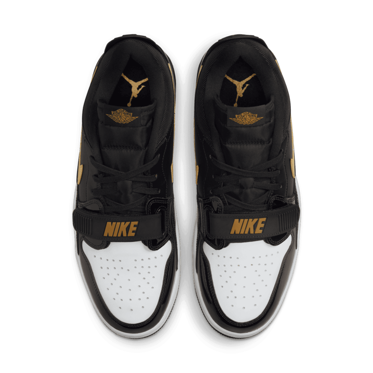 Jordan Legacy 312 Low 'Black Metallic Gold' Angle 1