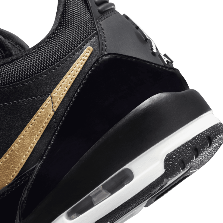 Jordan Legacy 312 Low 'Black Metallic Gold' Angle 5