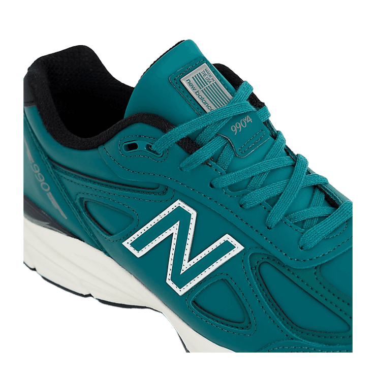 New Balance 990v4 Made in USA Teal White Angle 4