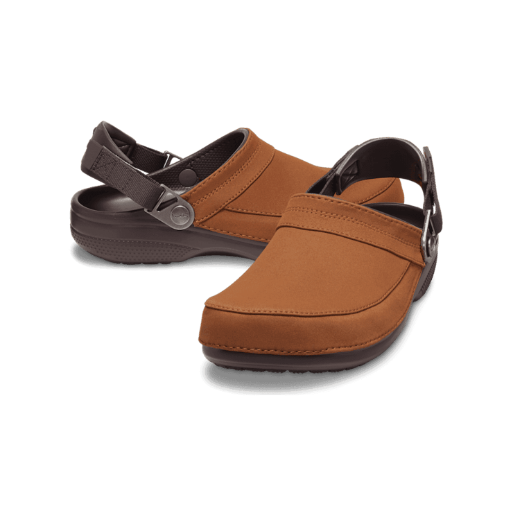 Crocs Classic Clog Museum of Peace & Quiet Tan Angle 0