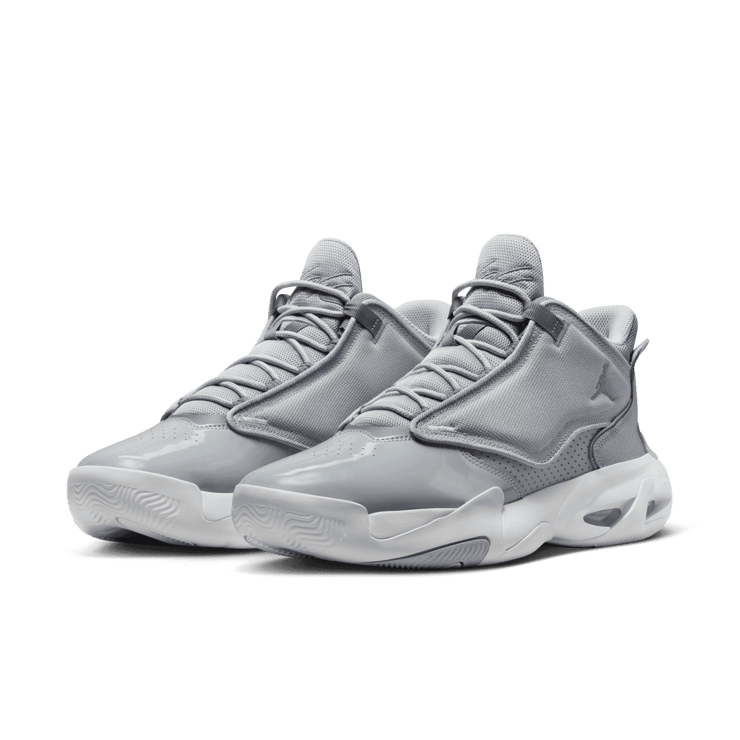 Jordan Max Aura 4 'Wolf Grey' Angle 2