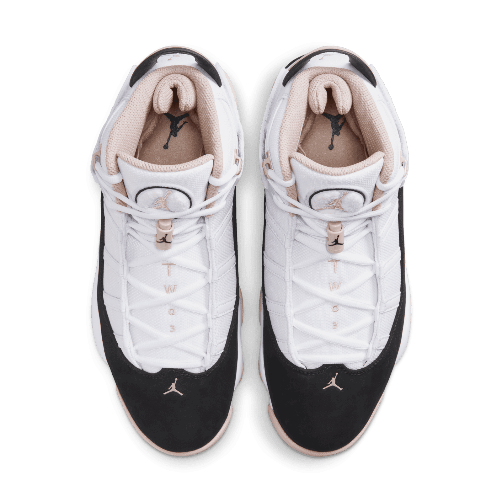 jordan 6 rings gold and white