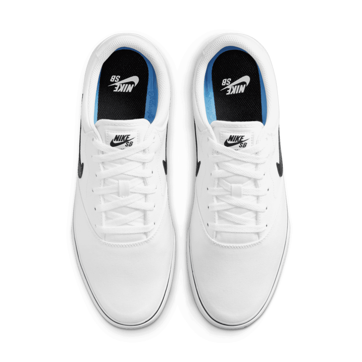 Nike SB Chron 2 Canvas SB 'White Black' Angle 1