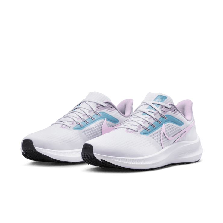 Nike Air Zoom Pegasus 39 'White Cerulean' (W) Angle 2