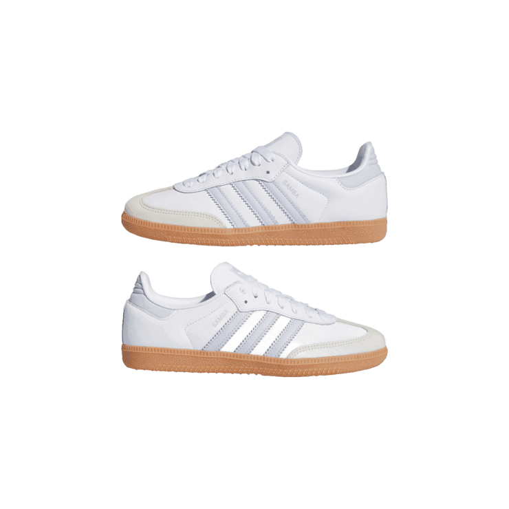 adidas Samba Cloud White Halo Blue Angle 5