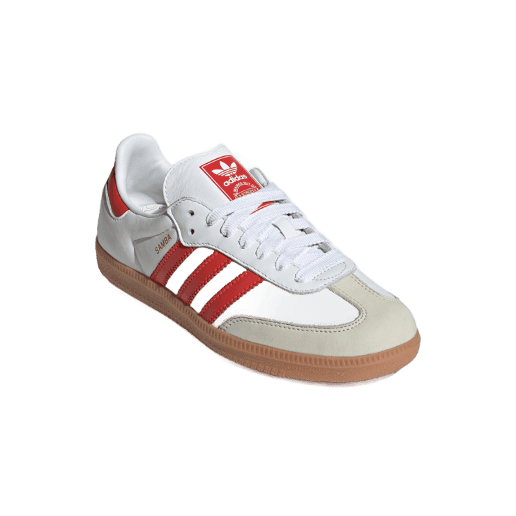 adidas Samba Cloud White Solar Red Angle 2