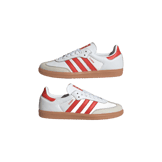 adidas Samba Cloud White Solar Red Angle 5