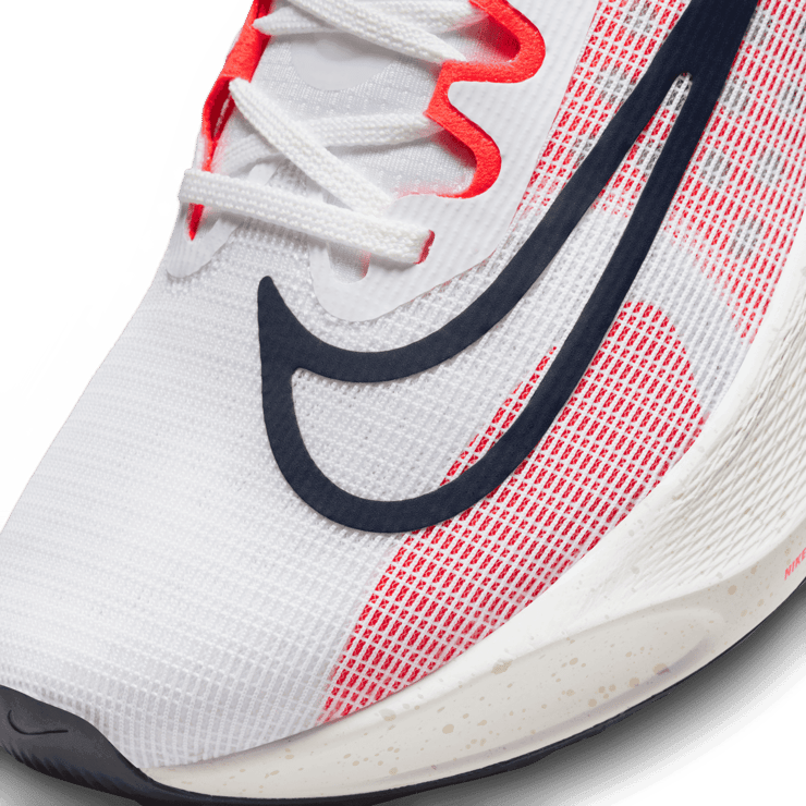 Nike Zoom Fly 5 'White Bright Crimson' Angle 4