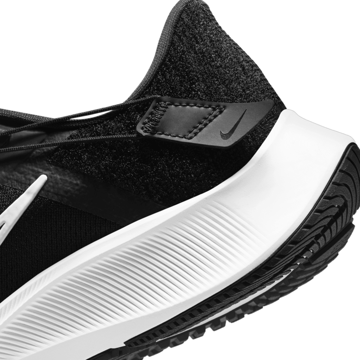 Nike Air Zoom Pegasus 38 FlyEase 'Black White' Angle 6