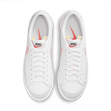 Nike Blazer Low Platform 'White Pink Glaze' (W) Angle 1